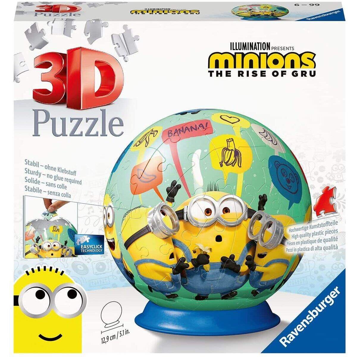 Ravensburger 3D Puzzle - Minions 2, 72 Teile