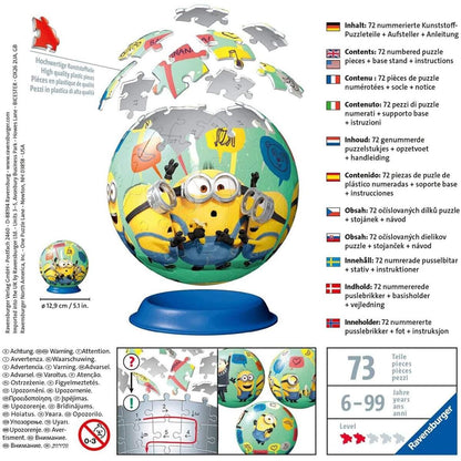 Ravensburger 3D Puzzle - Minions 2, 72 Teile