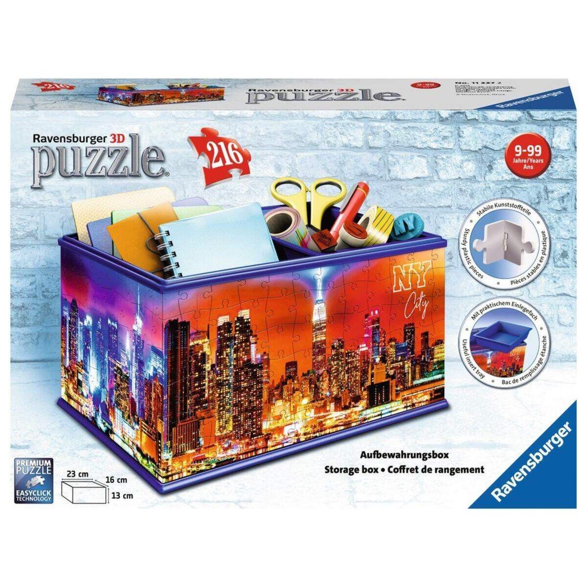 Ravensburger 3D Puzzle Aufbewahrungsbox Skyline, 216 Teile