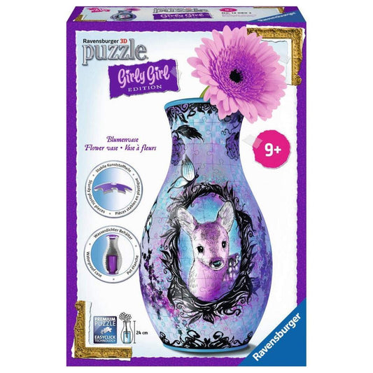 Ravensburger 3D Puzzle Blumenvase Animal Trend, 216 Teile