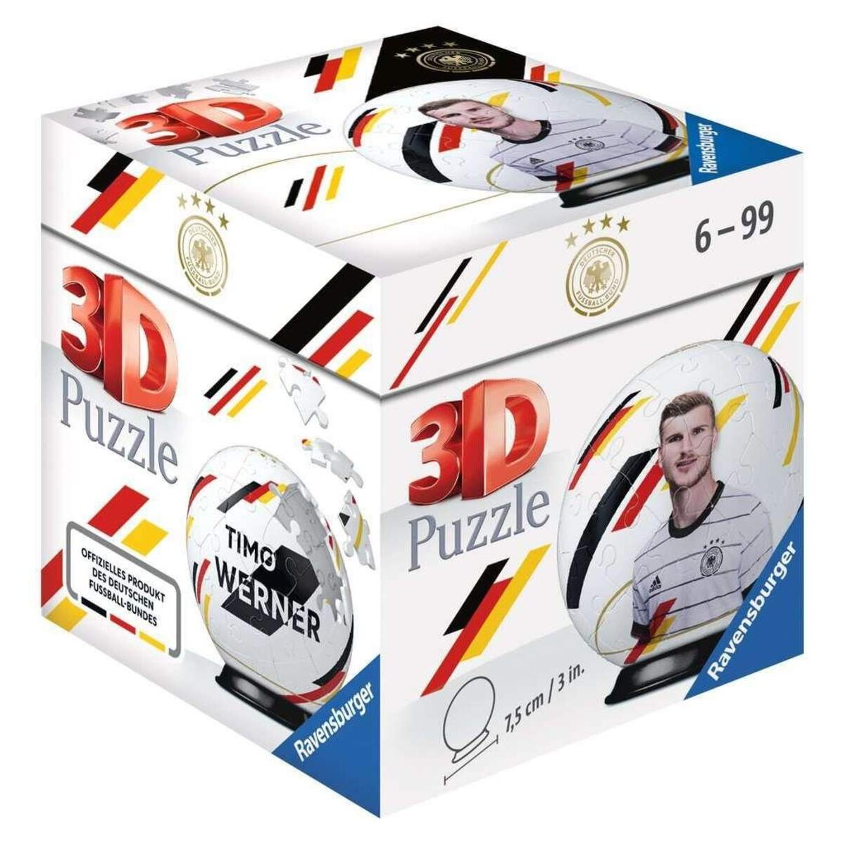 Ravensburger 3D Puzzle DFB-Team Timo Werner, 54 Teile