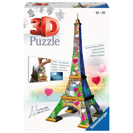 Ravensburger 3D Puzzle Eiffelturm Love Edition, 216 Teile