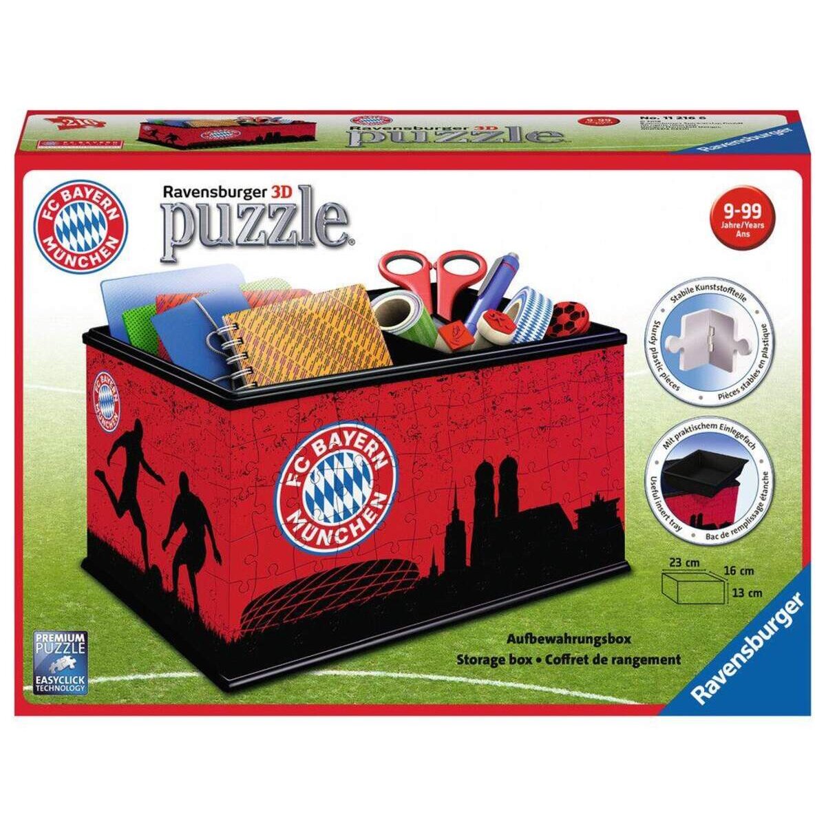 Ravensburger 3D Puzzle FC Bayern Box, 216 Teile