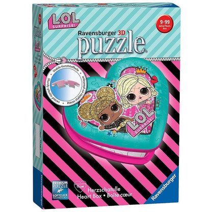 Ravensburger 3D Puzzle L.O.L. Surprise 3D Puzzle Herzschatulle
