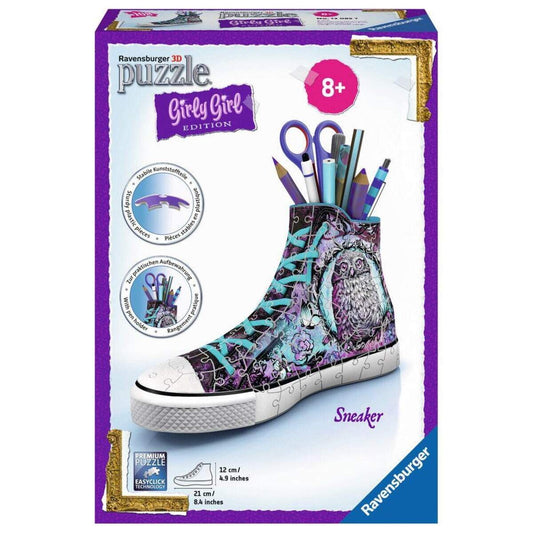 Ravensburger 3D Puzzle Sneaker Girly Girl, 108 Teile