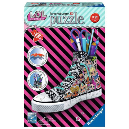 Ravensburger 3D Puzzle Sneaker-Organizer L.O.L. Surprise 108 Teile