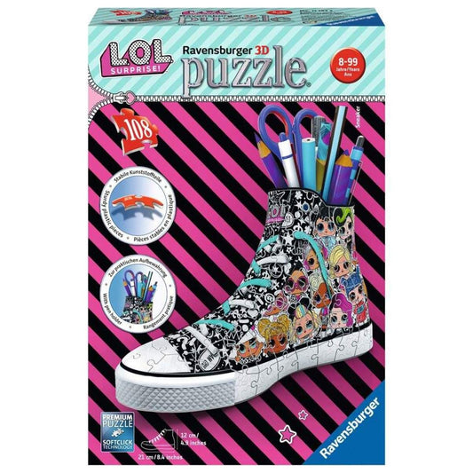 Ravensburger 3D Puzzle Sneaker-Organizer L.O.L. Surprise 108 Teile