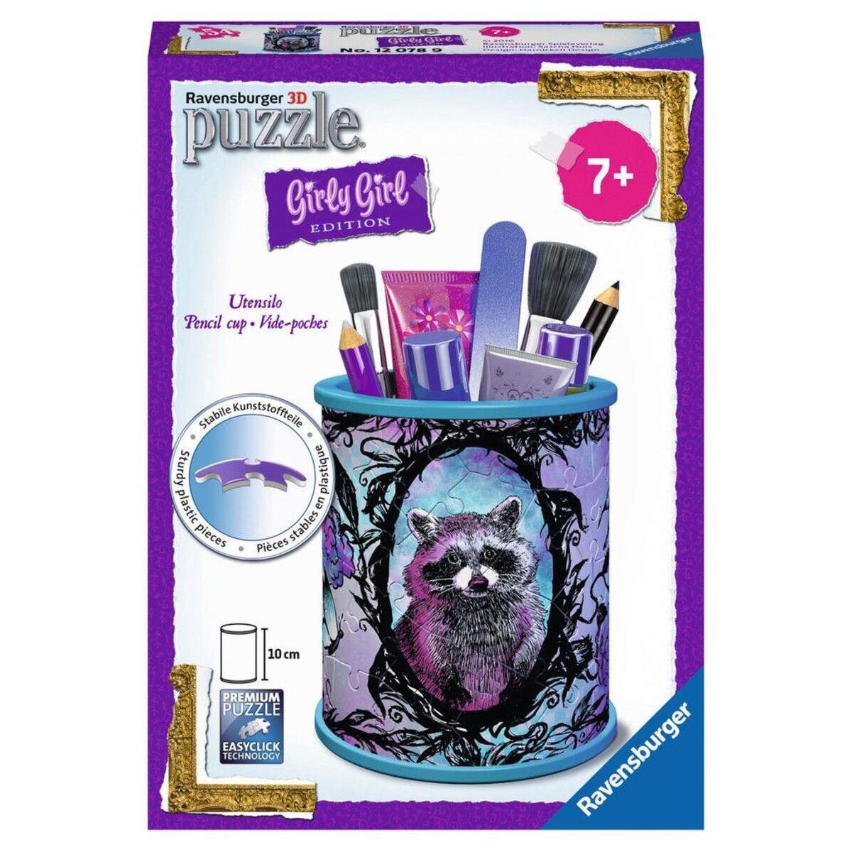 Ravensburger 3D Puzzle Utensilo Animal Trend, 54 Teile