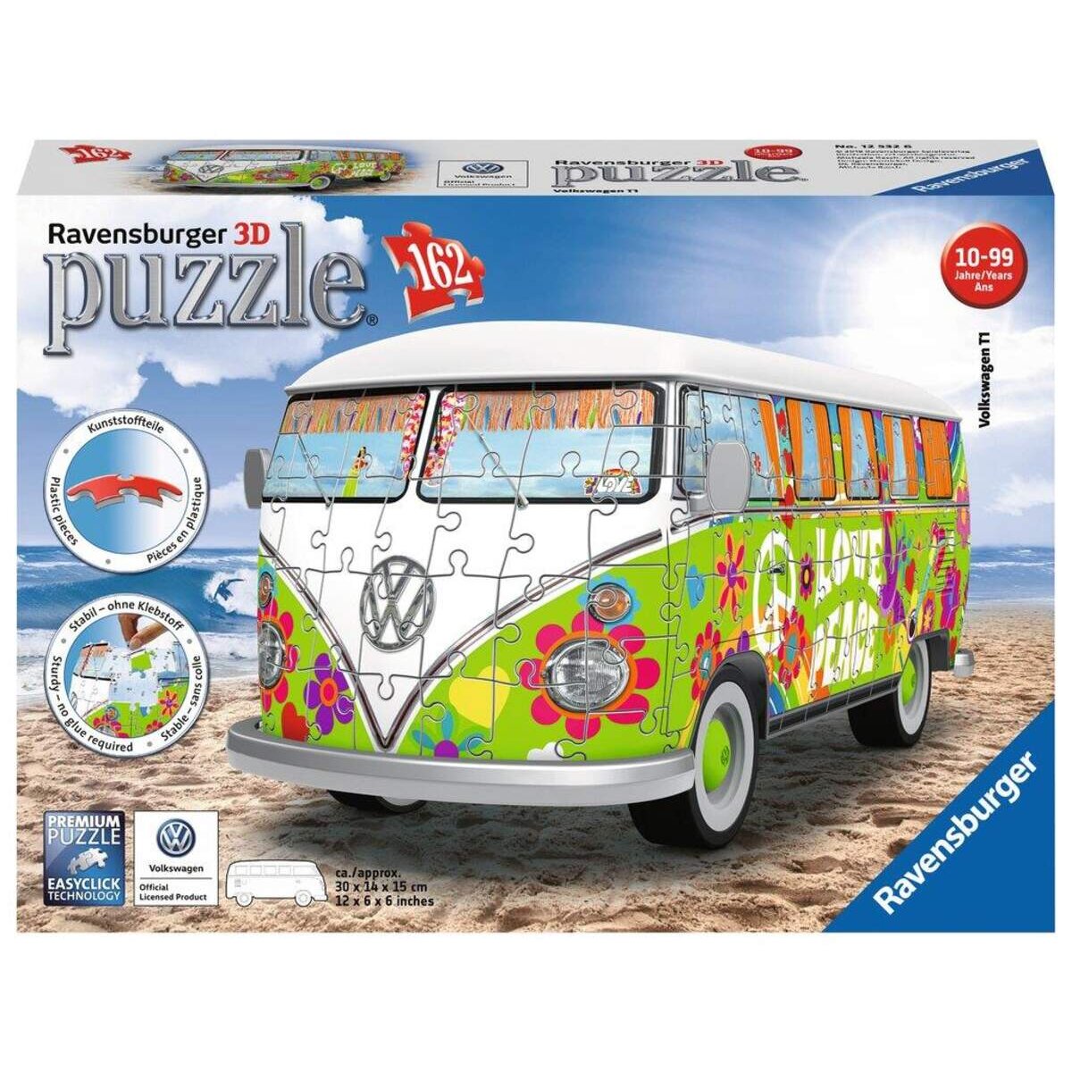 Ravensburger 3D Puzzle Volkswagen T1 Hippie Style