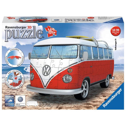 Ravensburger 3D Puzzle VW Bus T1 Surfer Edition, 162 Teile