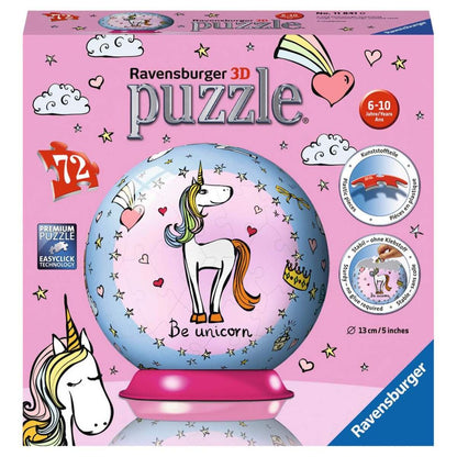 Ravensburger 3D Puzzleball Einhorn 72 Teile