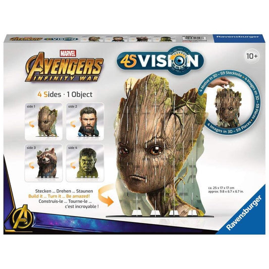 Ravensburger 4S Vision Avengers Infinity War Groot & Co.
