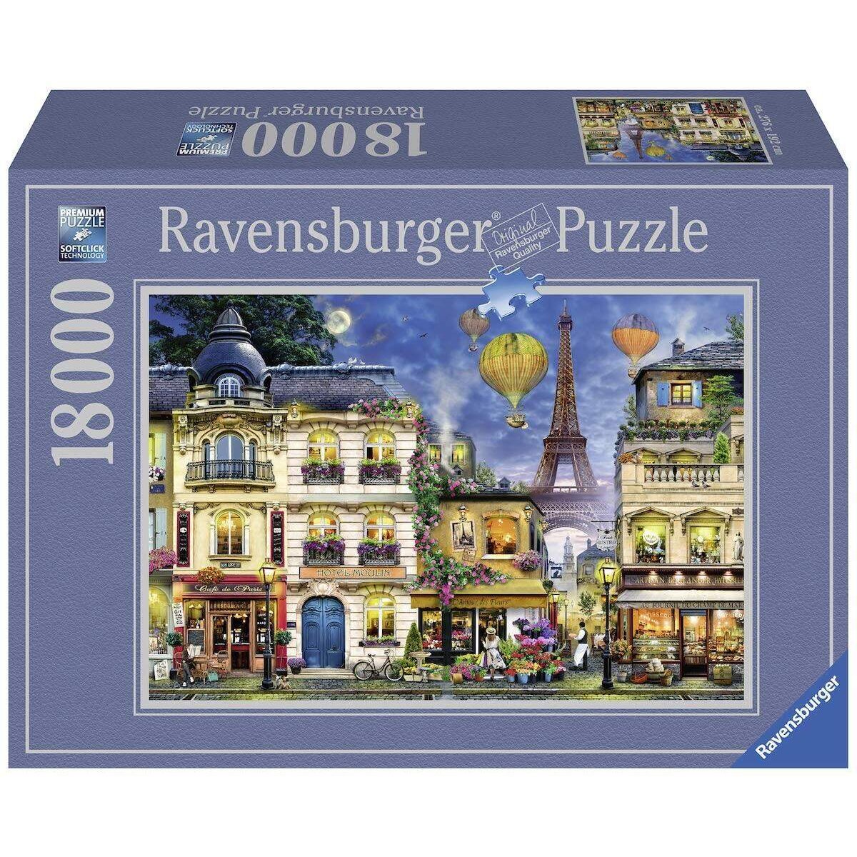 Ravensburger Abendspaziergang durch Paris, 18.000 Teile