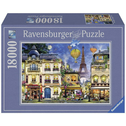 Ravensburger Abendspaziergang durch Paris, 18.000 Teile