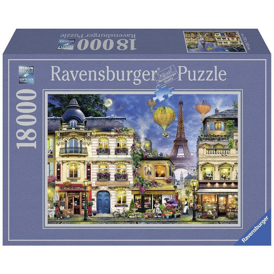 Ravensburger Abendspaziergang durch Paris, 18.000 Teile