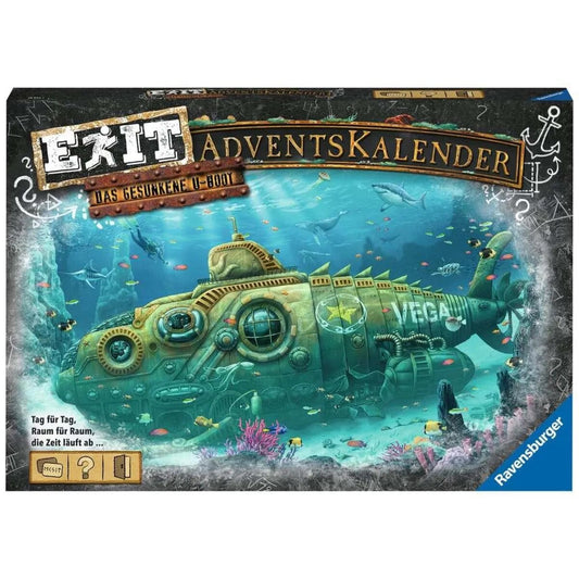 Ravensburger Adventskalender Exit Das gesunkene U-Boot 2020