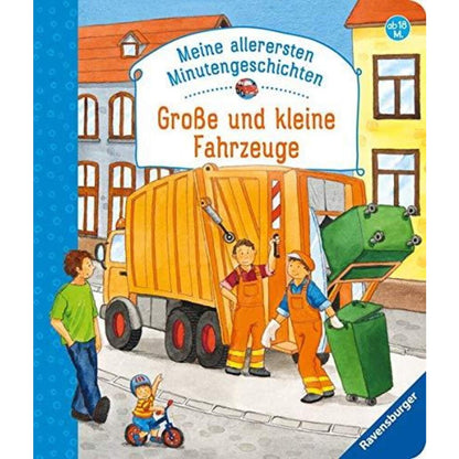 Ravensburger Allererste Minutengeschichten:Große und kleine Fahrzeuge