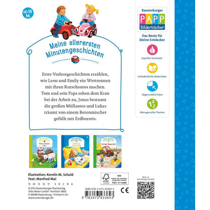 Ravensburger Allererste Minutengeschichten:Große und kleine Fahrzeuge