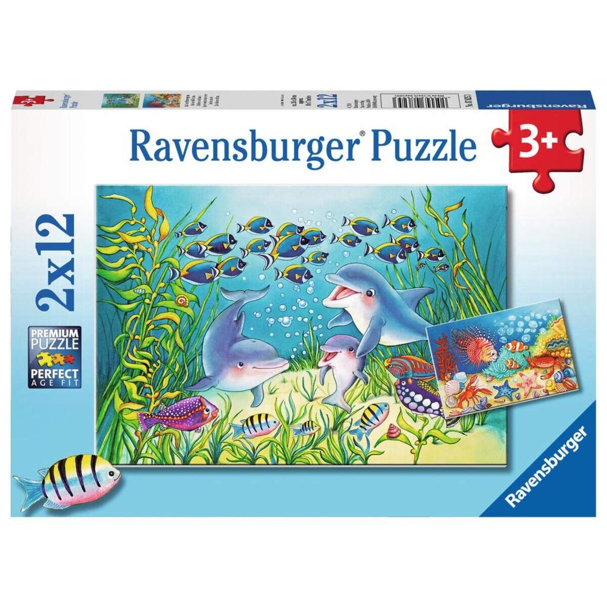 Ravensburger Auf dem Meeresgrund, 2x12 Teile