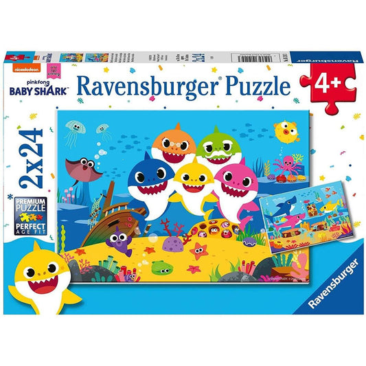 Ravensburger Baby Hai und seine Familie 2 x 24 Teile
