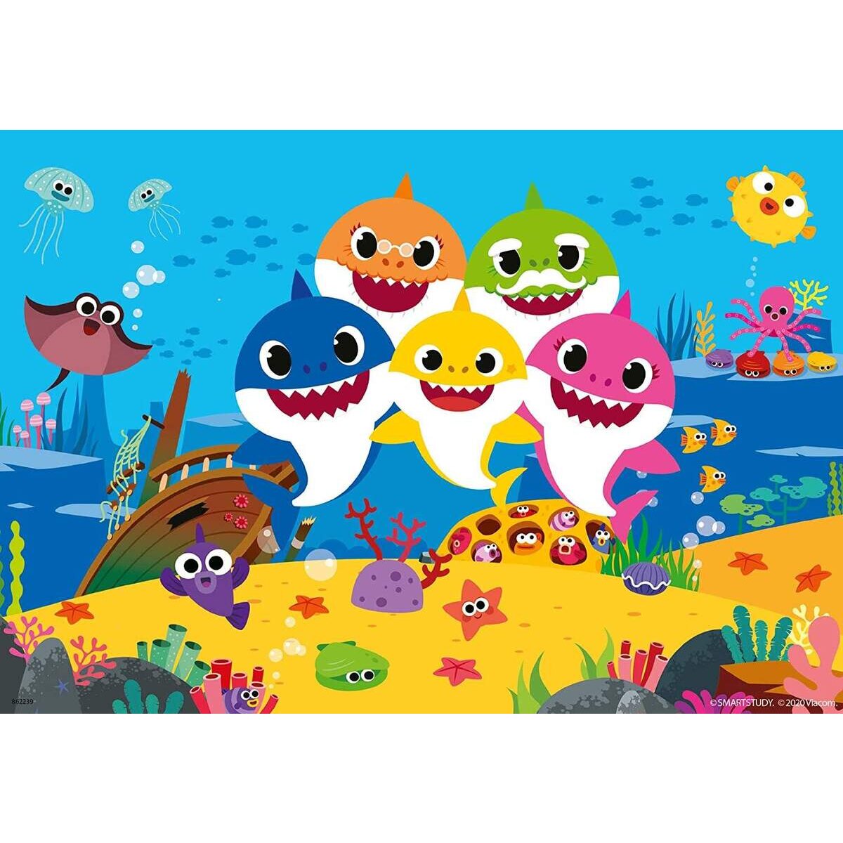 Ravensburger Baby Hai und seine Familie 2 x 24 Teile