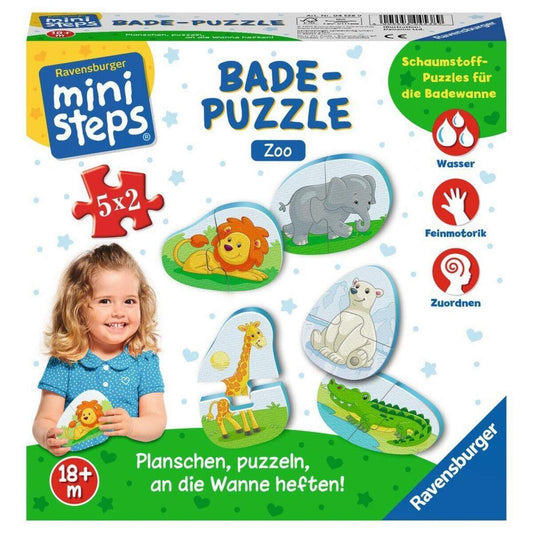 Ravensburger Badepuzzle Zoo, 5x2 Teile
