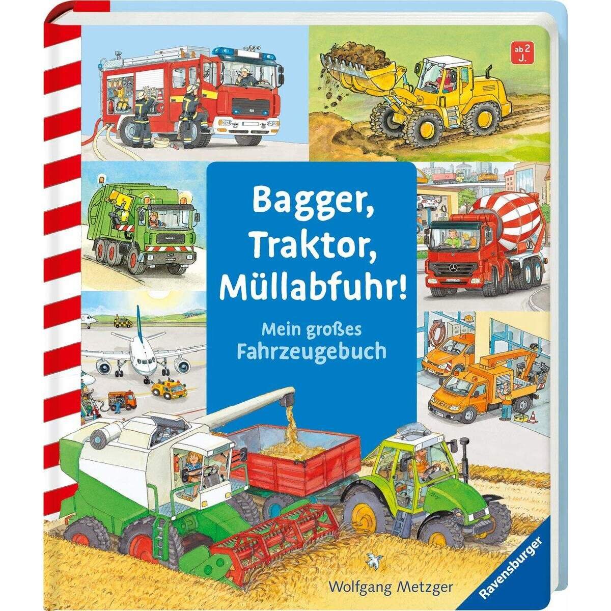 Ravensburger Bagger, Traktor, Müllabfuhr!: Mein großes Fahrzeuge-Buch