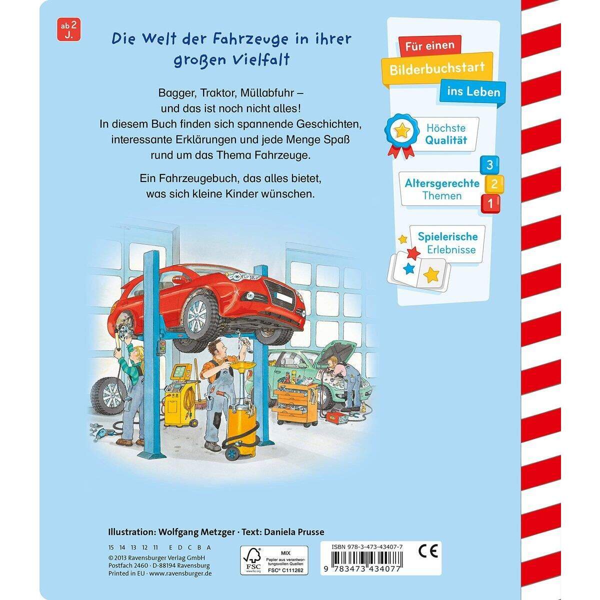 Ravensburger Bagger, Traktor, Müllabfuhr!: Mein großes Fahrzeuge-Buch