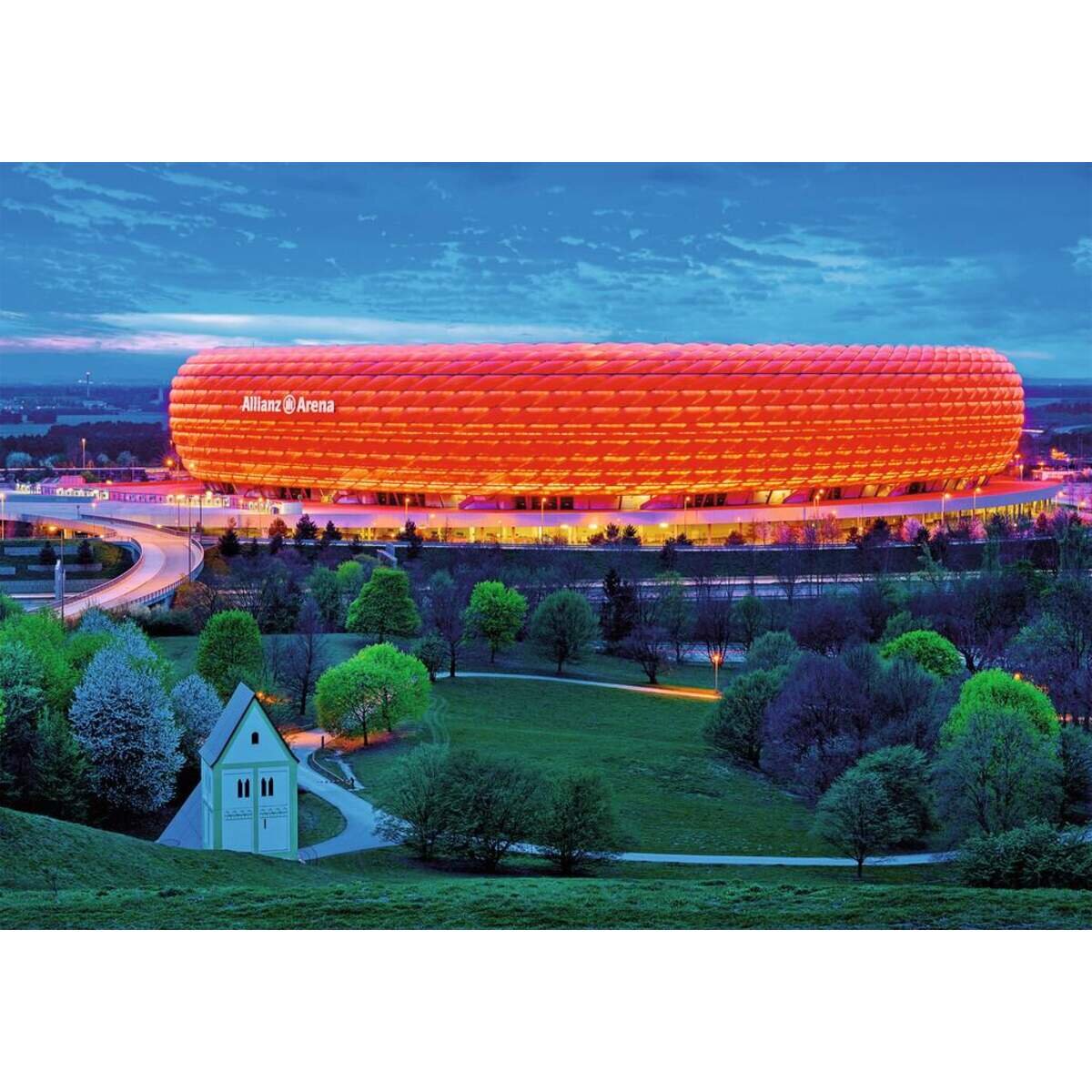 Ravensburger Color Star Line Puzzle Allianz Arena, 1200 Teile