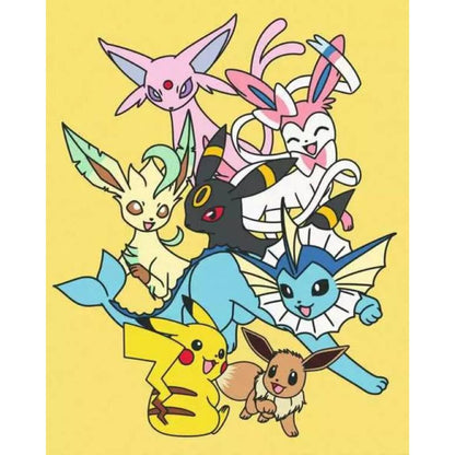 Ravensburger CreArt Malen nach Zahlen Eevee Evolutions