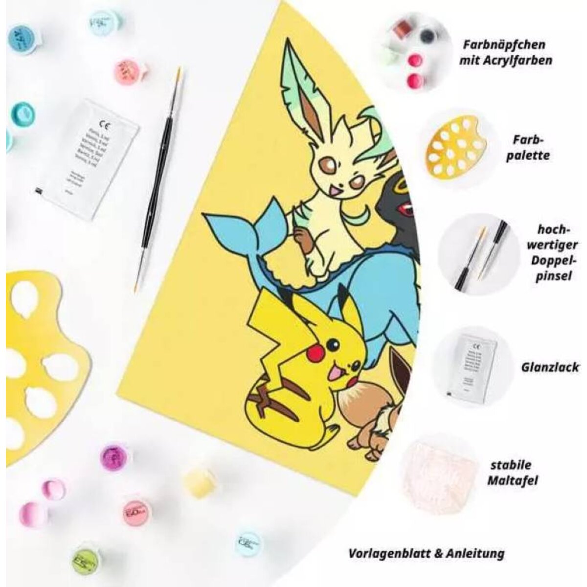 Ravensburger CreArt Malen nach Zahlen Eevee Evolutions