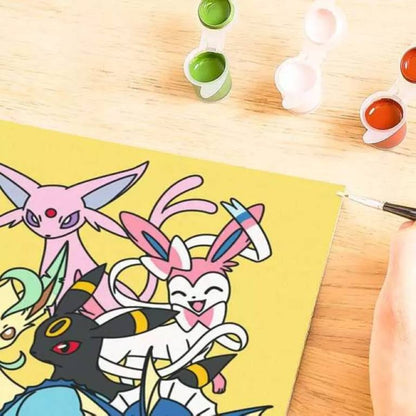 Ravensburger CreArt Malen nach Zahlen Eevee Evolutions