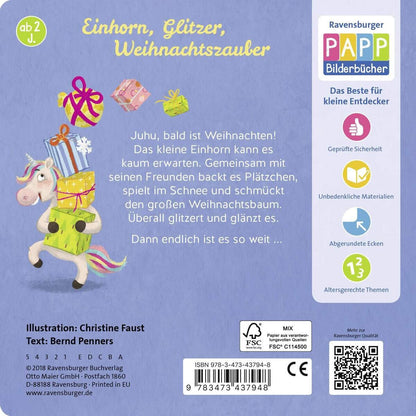 Ravensburger Das Einhorn feiert Weihnachten