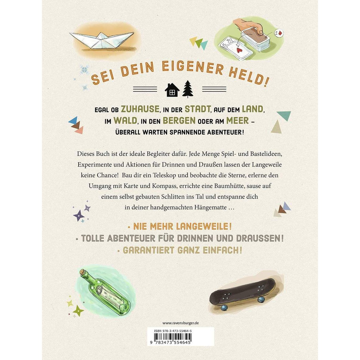 Ravensburger Das große Handbuch der Abenteuer: Für drinnen und draußen