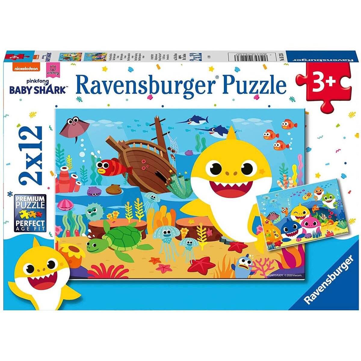 Ravensburger Der kleine Baby Hai 2 x 12 Teile