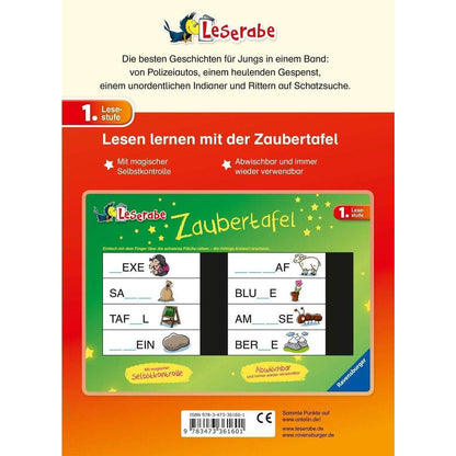 Ravensburger Die besten Erstlesegeschichten für Jungs 1. Klasse mit toller Zaubertafel