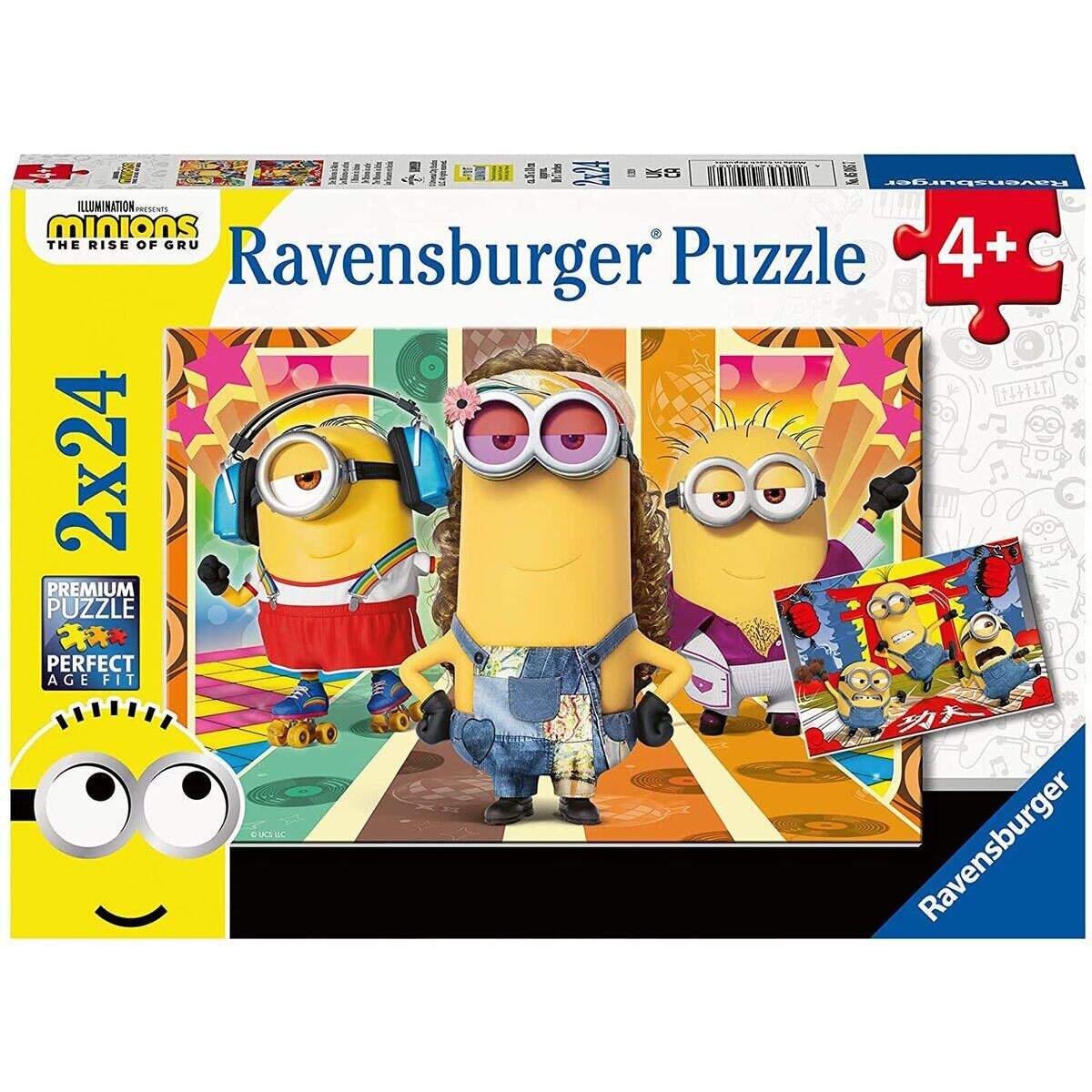 Ravensburger Die Minions in Aktion - 2 x 24 Teile Puzzle