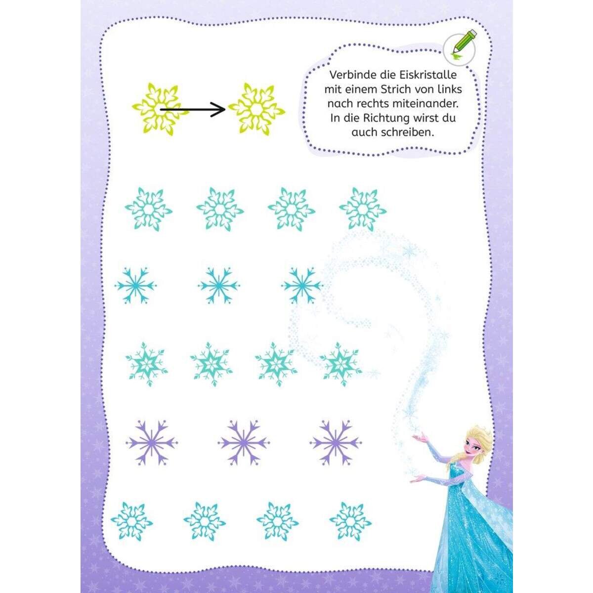 Ravensburger Disney Die Eiskönigin Mein Schulstartblock: Lesen und Schreiben