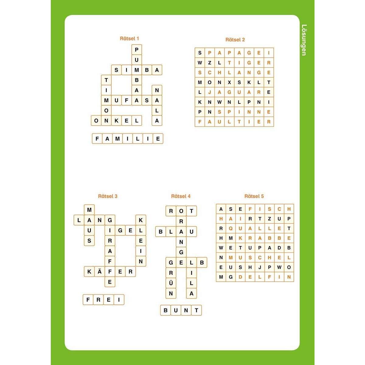 Ravensburger Disney König der Löwen: Kreuzworträtsel