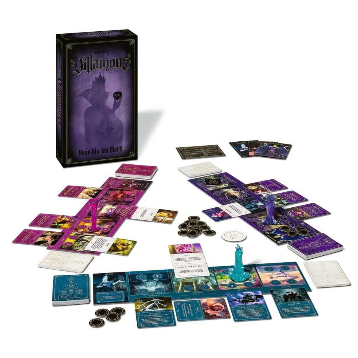Ravensburger Disney Villainous Das spannende Strategiespiel mit verdrehter Spielmoral.