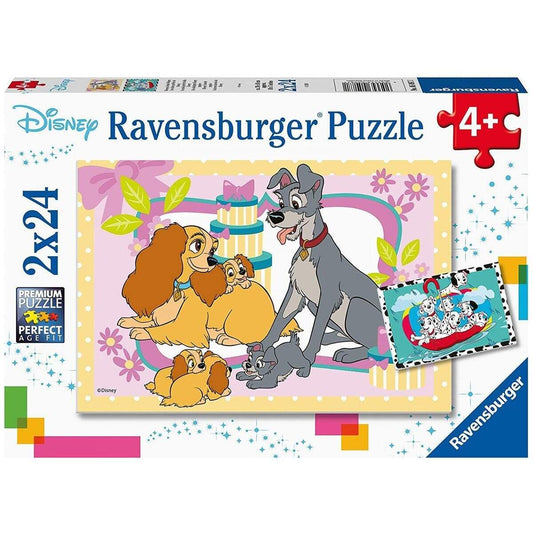 Ravensburger Disneys liebste Welpen 2 x 24 Teile