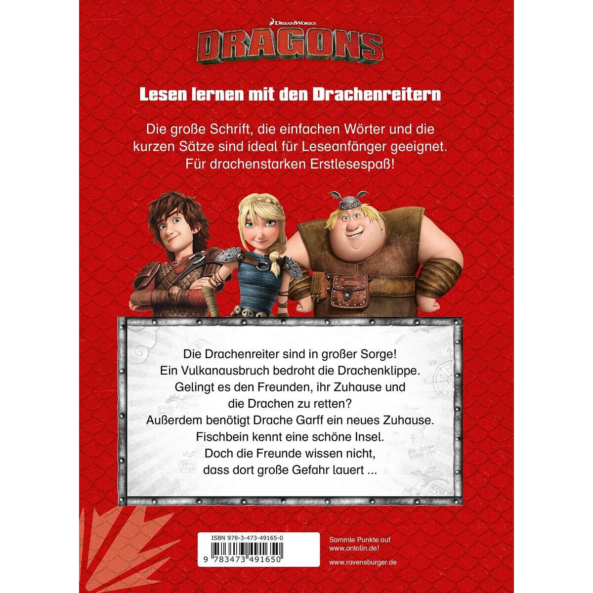 Ravensburger Dreamworks Dragons: Drachenstarke Geschichten für Erstleser