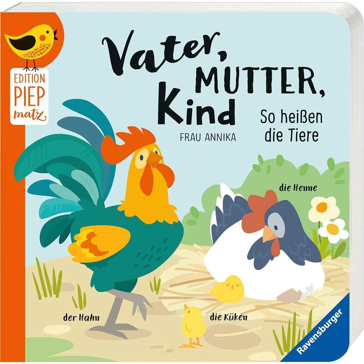 Ravensburger Edition Piepmatz: Vater, Mutter, Kind: So heißen die Tiere
