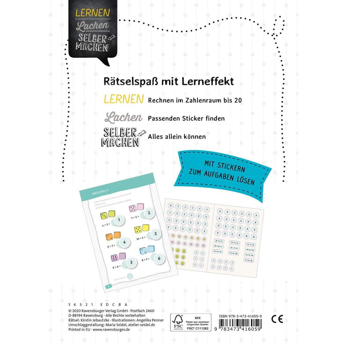 Ravensburger Erstes Rechnen Sticker-Rätsel