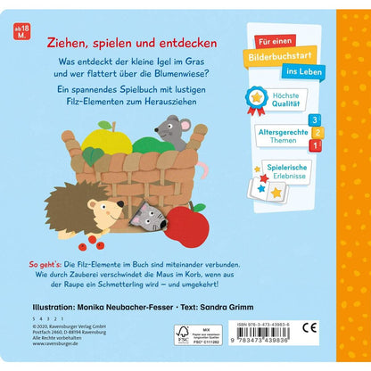 Ravensburger erstes Zieh- und Spielbuch: Im Garten