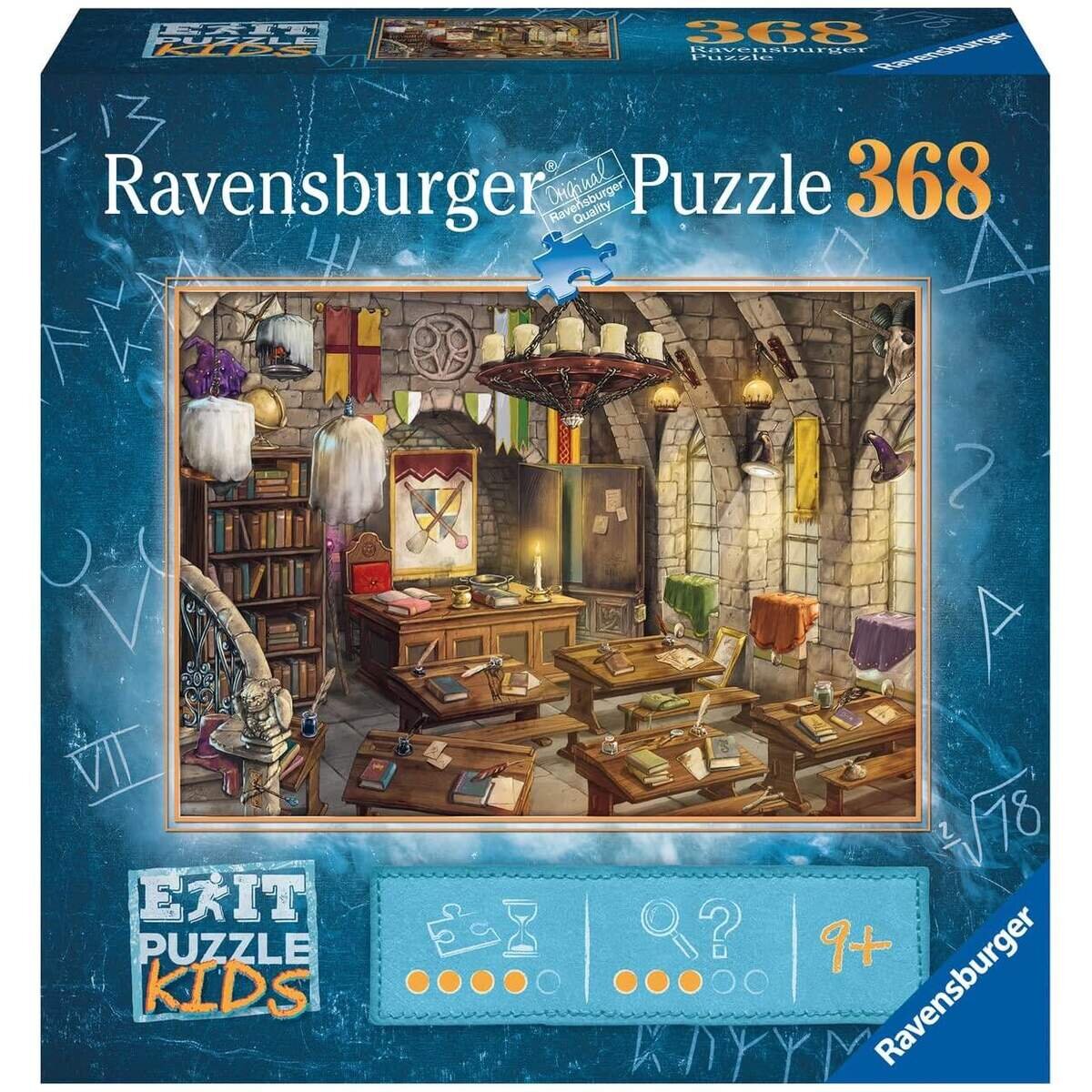 Ravensburger EXIT Puzzle Kids In der Zauberschule, 368 Teile