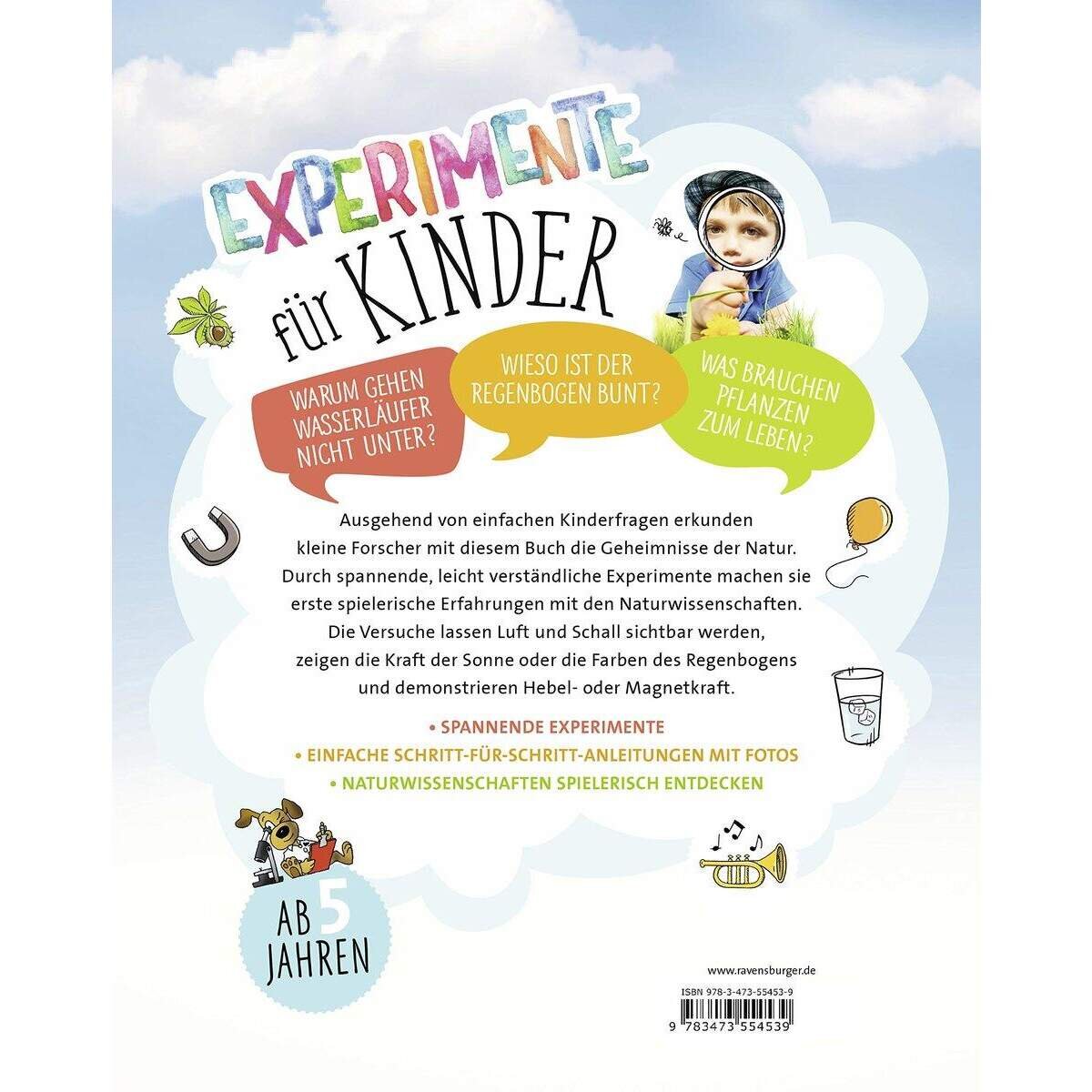 Ravensburger Experimente für Kinder: Forschen, Probieren, Entdecken