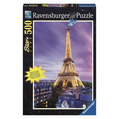 Ravensburger Funkelnder Eiffelturm, 500 Teile Starline Puzzle