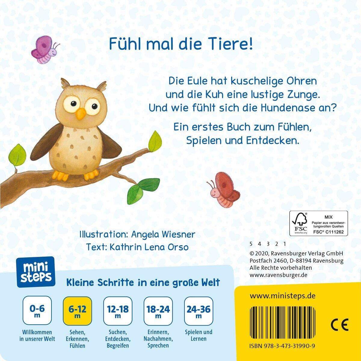 Ravensburger Hase, Katze, Kuh - Was fühlst du?, 9+m