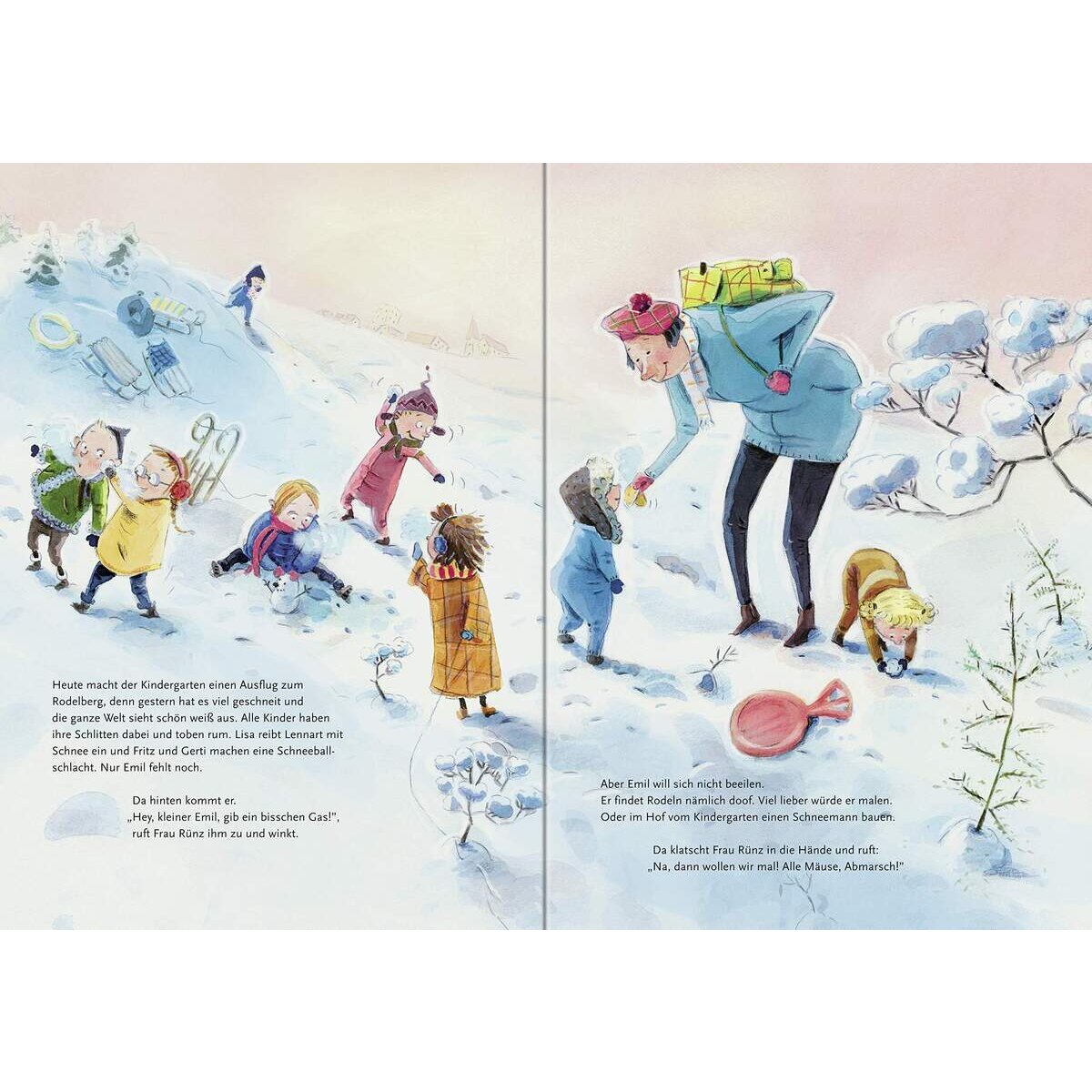 Ravensburger Henn, Emil im Schnee